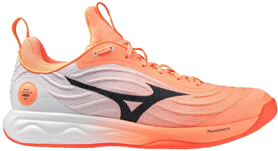 Mizuno Wave Luminous Elite Indoor Schoenen 41 - Flamingo Coral/Carbon/White