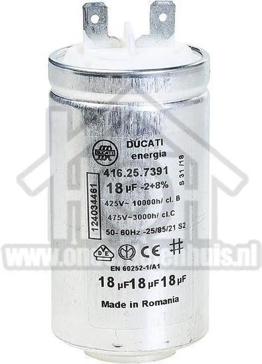 AEG Condensator 1240344612 - Zilver