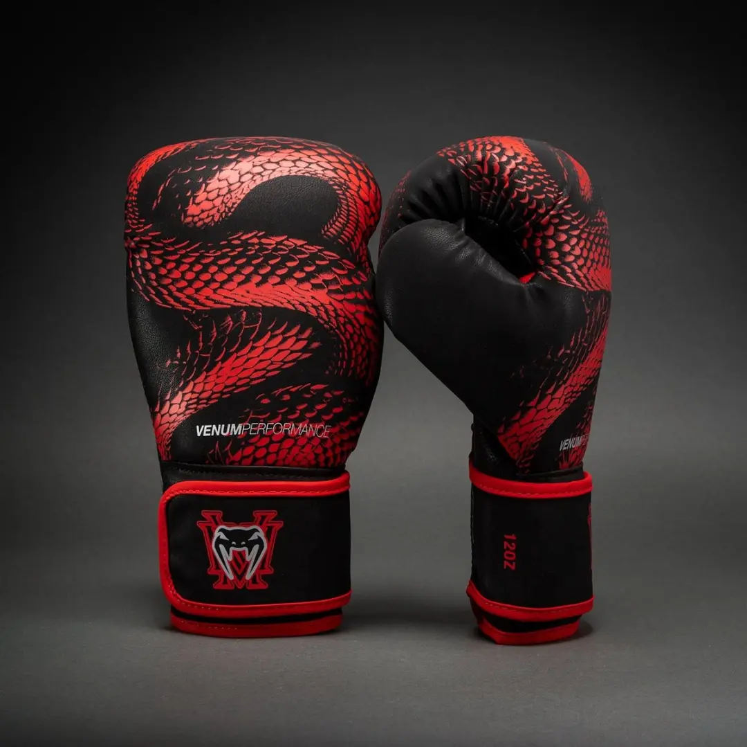 Venum Matupa Bokshandschoenen 14 OZ - Zwart/Rood/Zilver