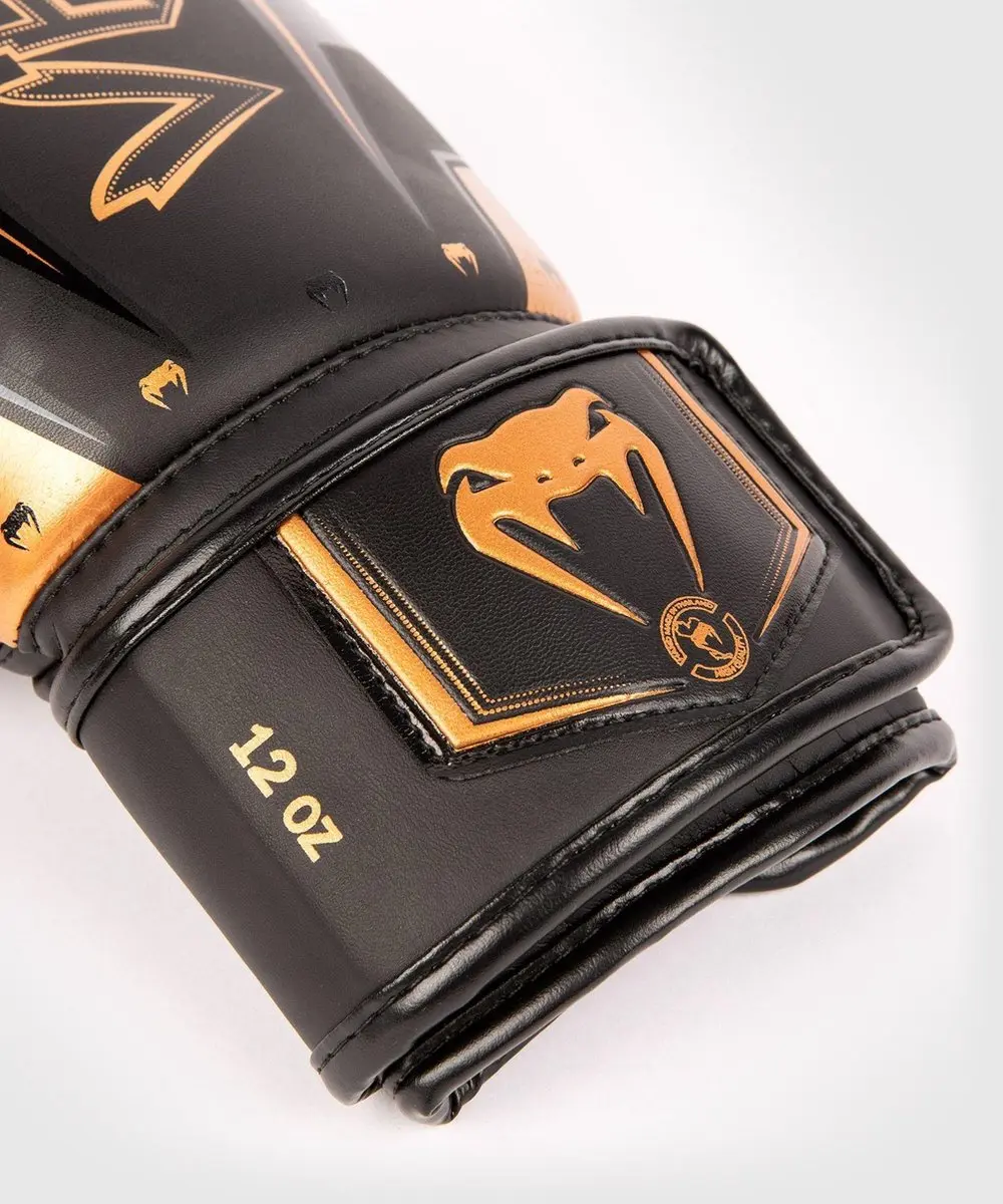 Venum Elite Evo Bokshandschoenen 16 oz - Zwart/Brons