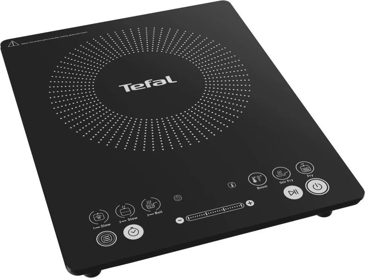 Tefal Everyday Slim IH2108 Inductiekookplaat 2100W - Zwart - afbeelding 6 van 6