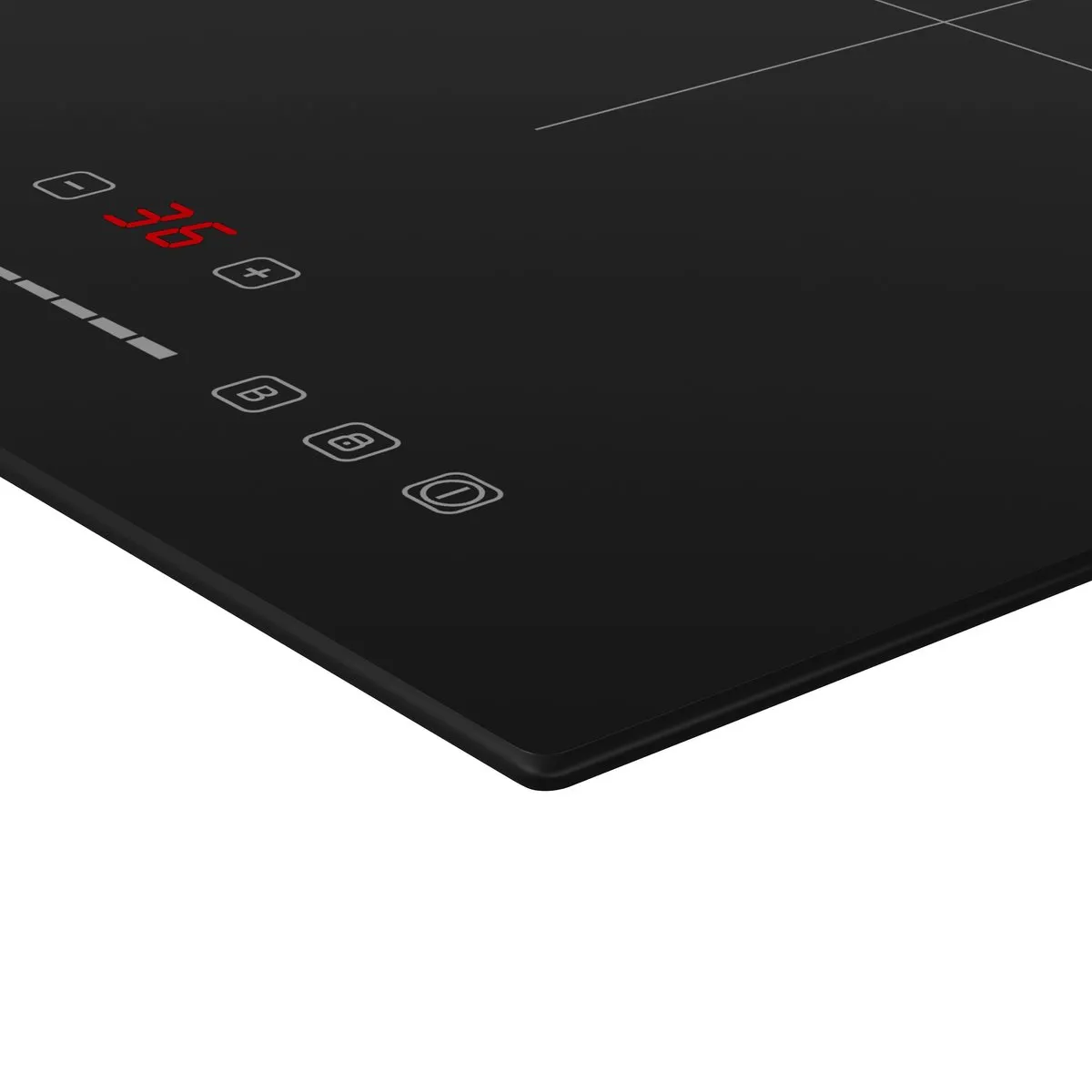 Inventum IKI3008 inbouw inductiekookplaat 30 cm - 1-fase - 2 kookzones - Boost - Timer - Kinderslot - Randloos - Elektrische kookplaat 2 pits - Zwart