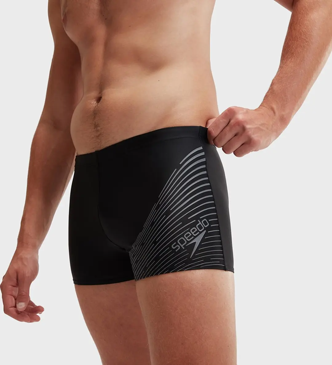 Speedo Sportzwembroek Maat 9 - Zwart/Grijs