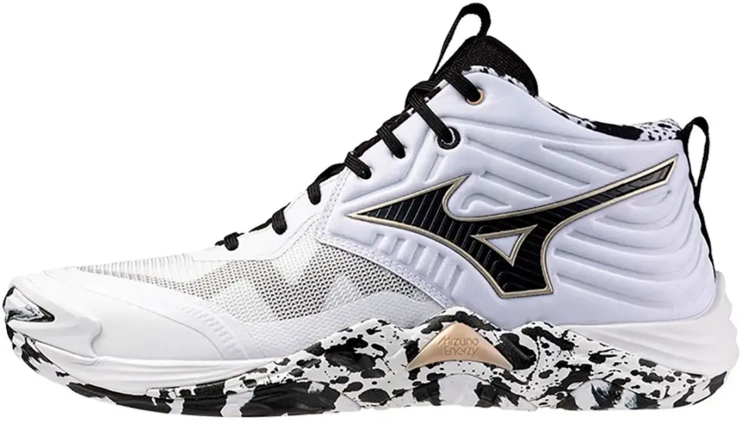 Mizuno Wave Momentum Elite Mid Indoor Schoenen - 42.5 - Zwart