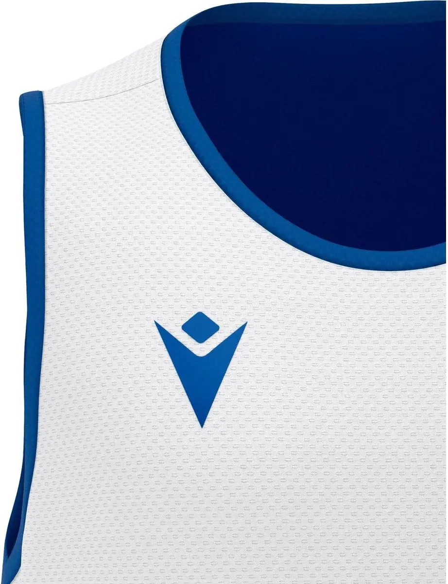 Macron X500 Reversible Shirt Kinderen - Royal/Wit - 11-12 Y