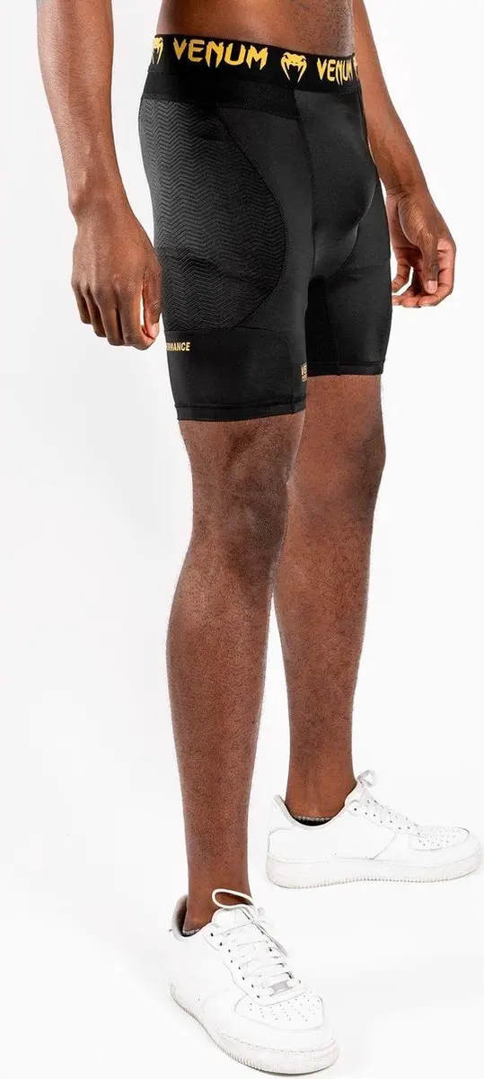 Venum G-Fit Compressie Short Zwart Goud S