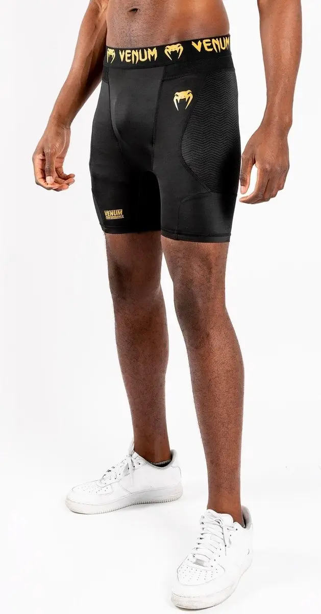 Venum G-Fit Compressie Short Zwart Goud S