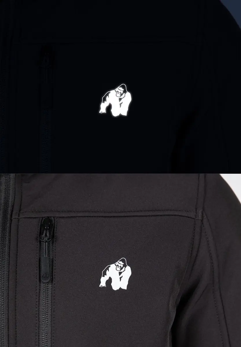 Gorilla Wear Foster Softshell Jas 4XL - Zwart - afbeelding 6 van 6
