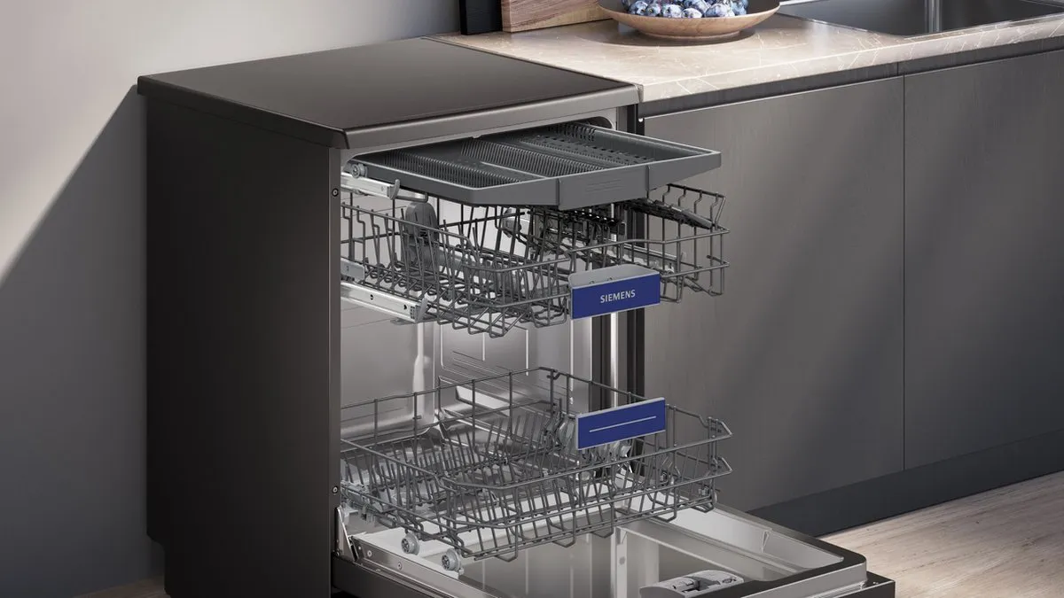 Siemens iQ300 SN23EC03ME Vrijstaande Vaatwasser 14 Couverts - Zwart