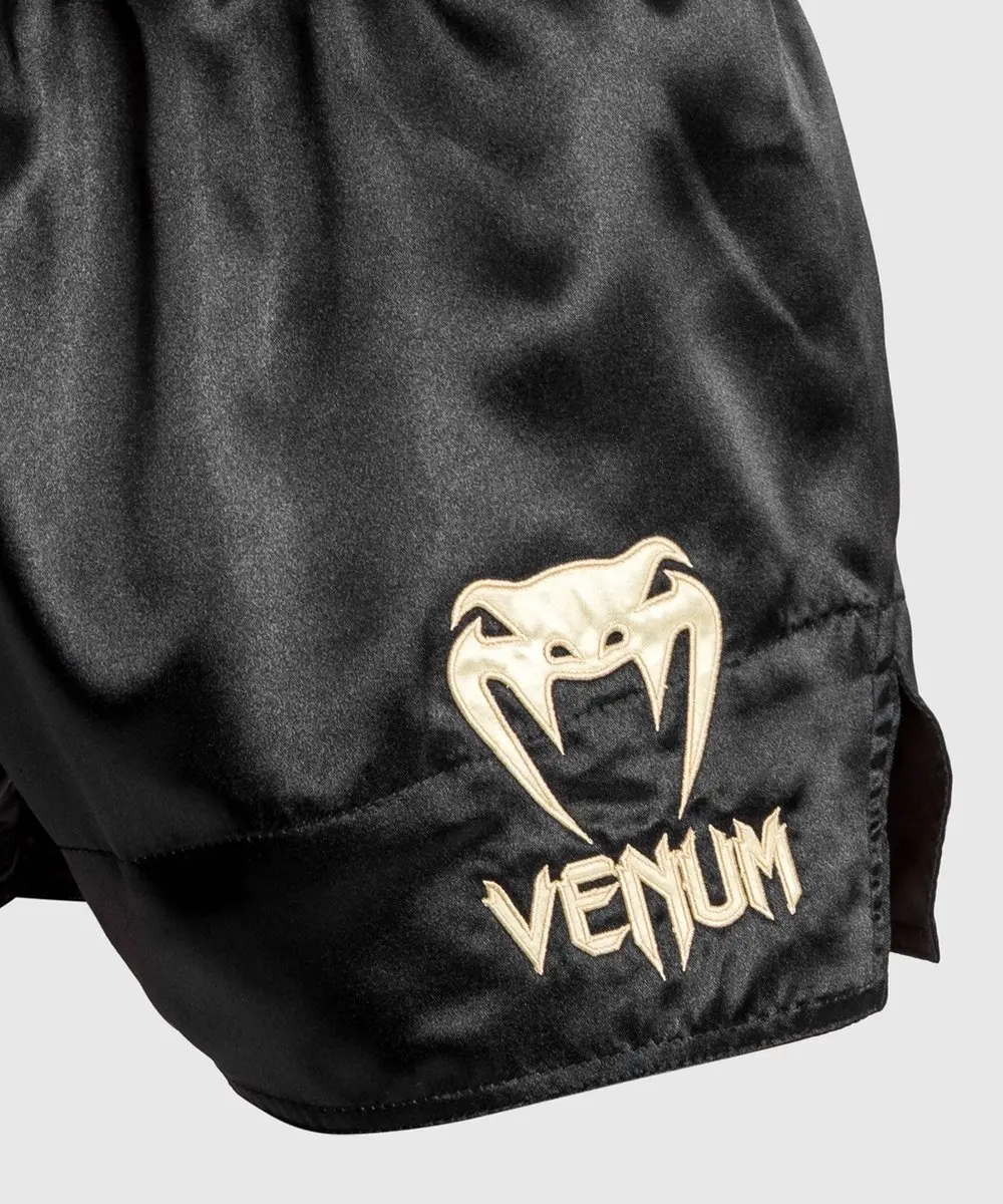 Venum Classic Muay Thai Shorts M - Zwart/Rood/Goud - afbeelding 6 van 6