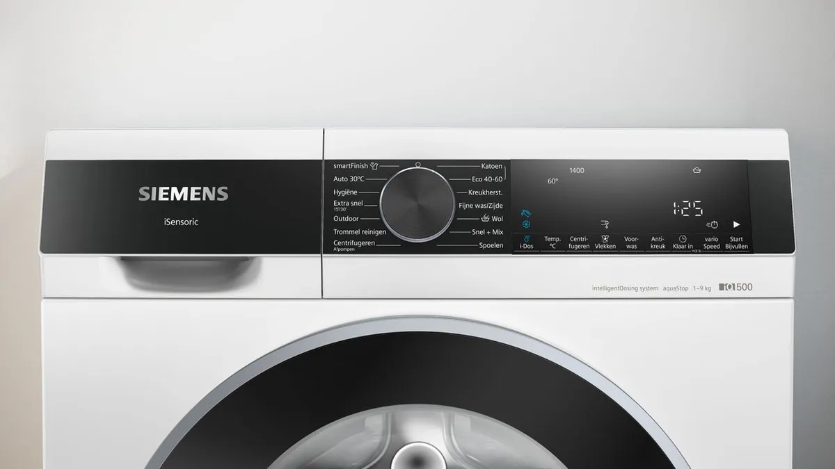 Siemens iQ500 WG44G2FSNL Wasmachine - 9kg 1400rpm Wit