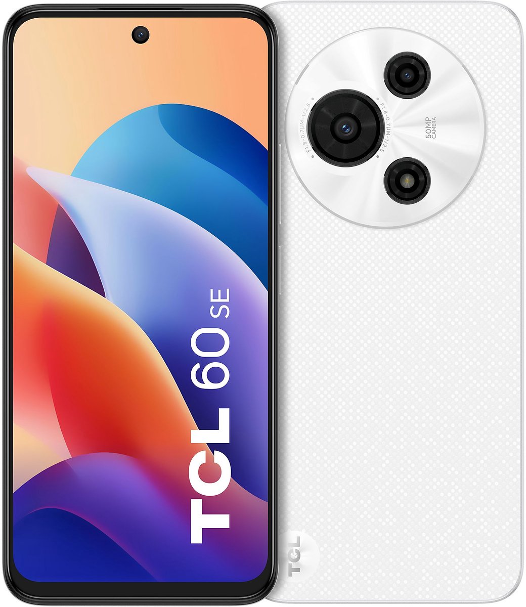TCL 60 SE 16,9 cm (6.67") Dual SIM Android 15 4G USB Type-C 8 GB 512 GB 5200 mAh Wit