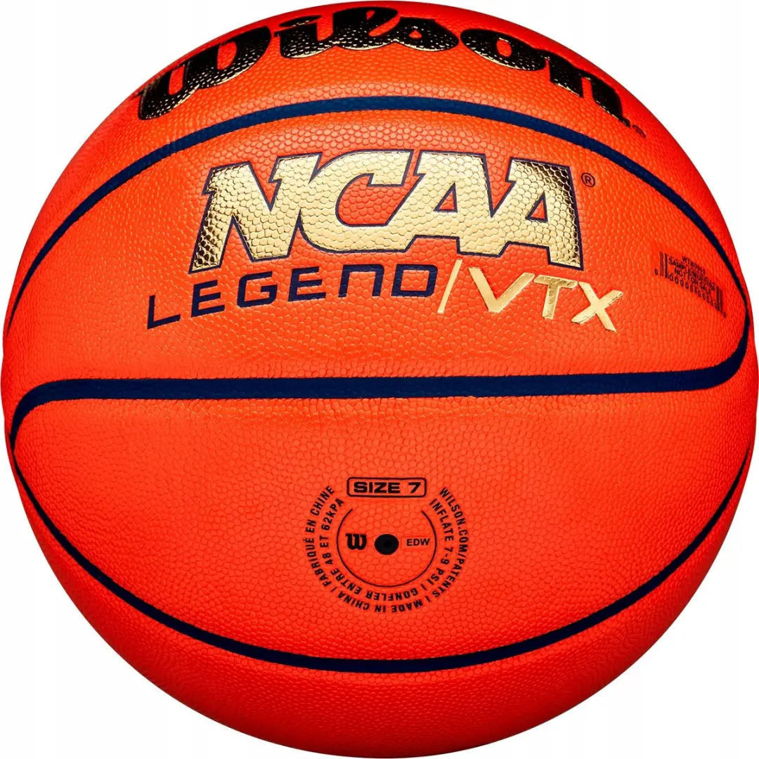 Wilson NCAA Legend VTX Gold Basketbal Maat 7