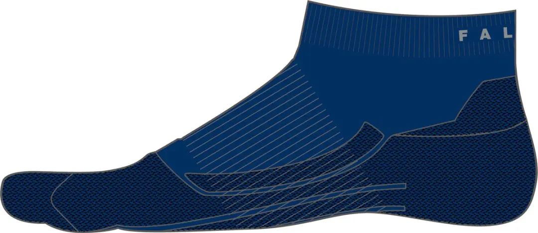 Falke RU4 Light Short Hardloopsokken Heren - Blauw - Maat 44-45