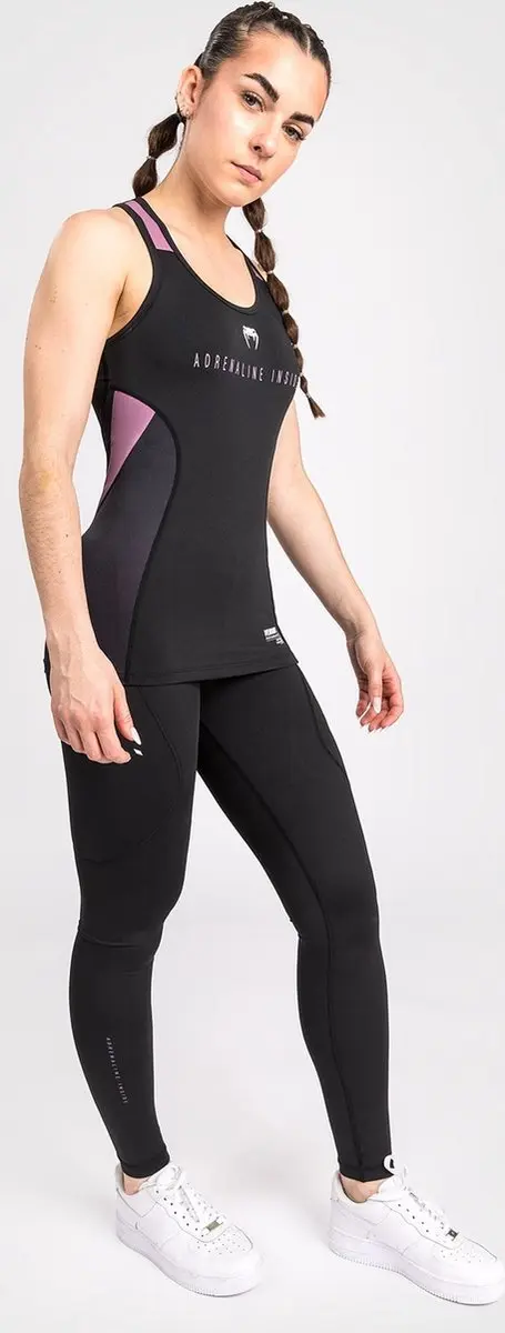 Venum Adrenaline Dry-Tech Tanktop Dames - XS - Zwart/Paars