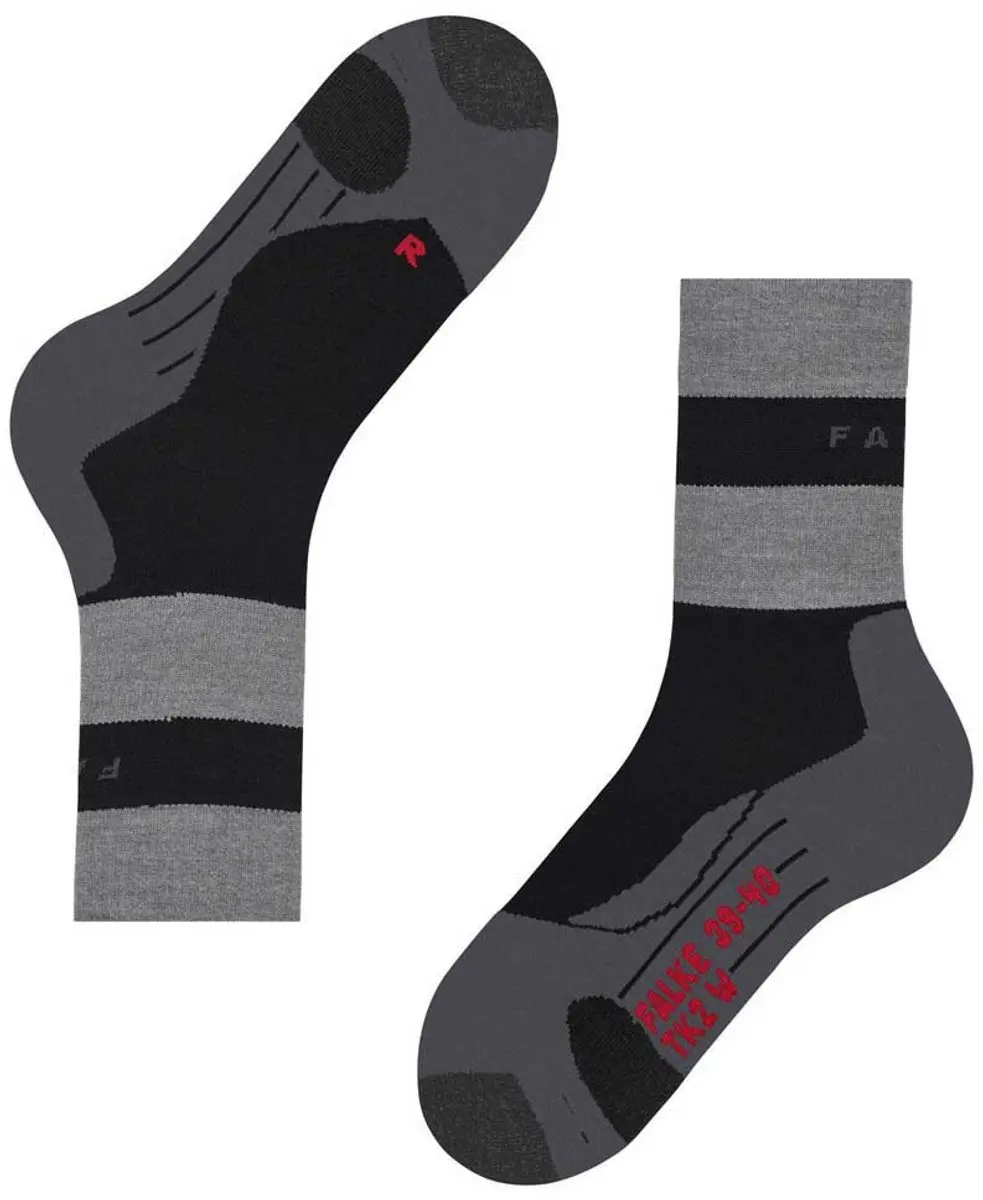 Falke Tk2 Explore Sokken - Zwart/Grijs - EU 39-41 - afbeelding 6 van 6