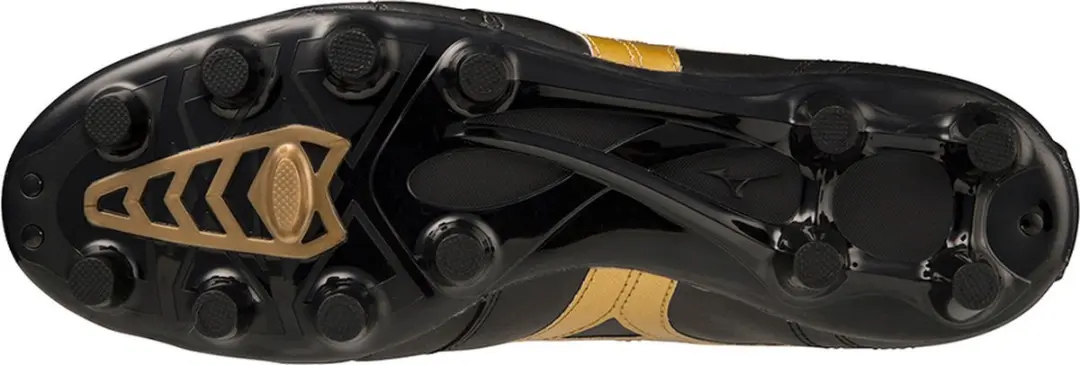 Mizuno Morelia II Pro Voetbalschoen 44.5 - Zwart/Goud - afbeelding 6 van 6