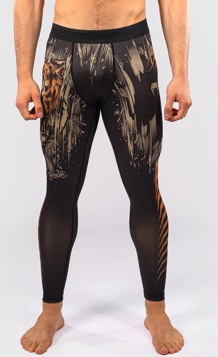 Venum Tiger Sportlegging - M - Zwart Neon Oranje
