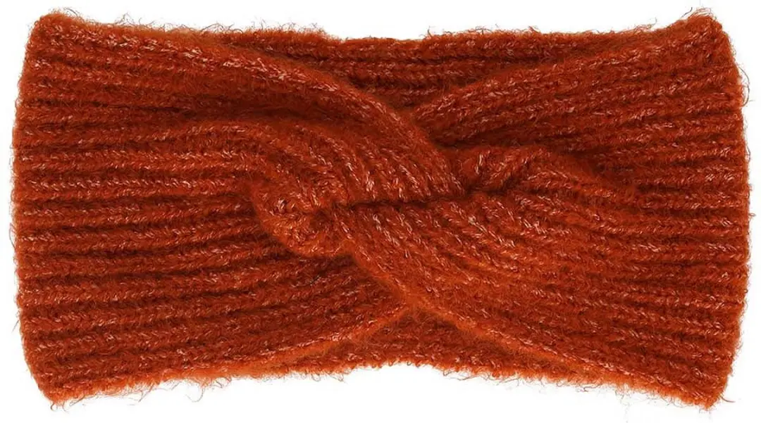 Sarlini Ribbed Haarband - One Size - Midden Bruin