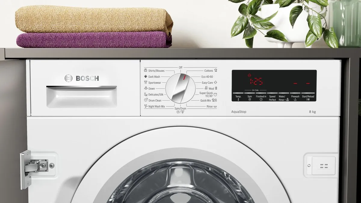 Bosch Serie 8 WIW28542EU Wasmachine 8 kg - 14 Programma's - Wit