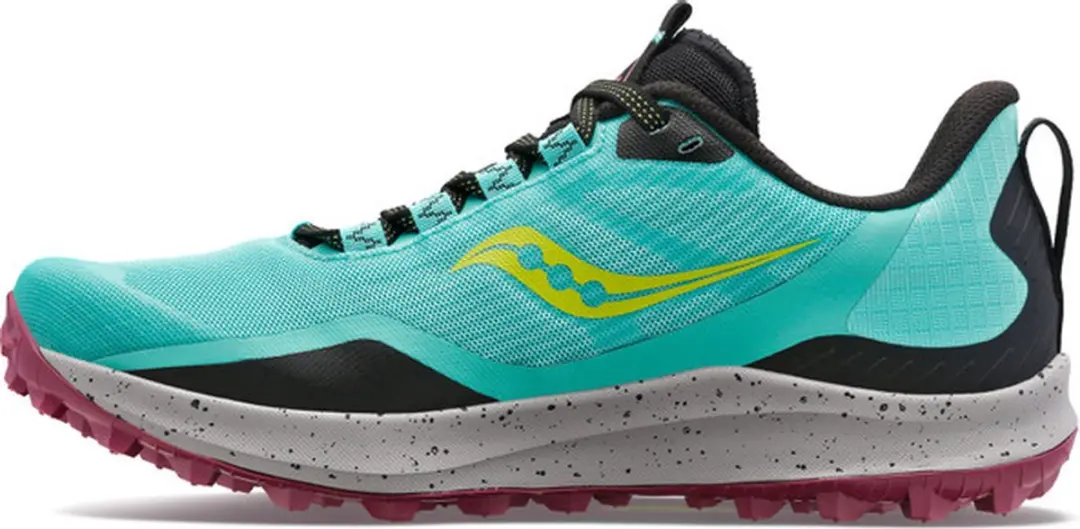 Saucony Peregrine 12 Trail Dames - Blauw/Geel