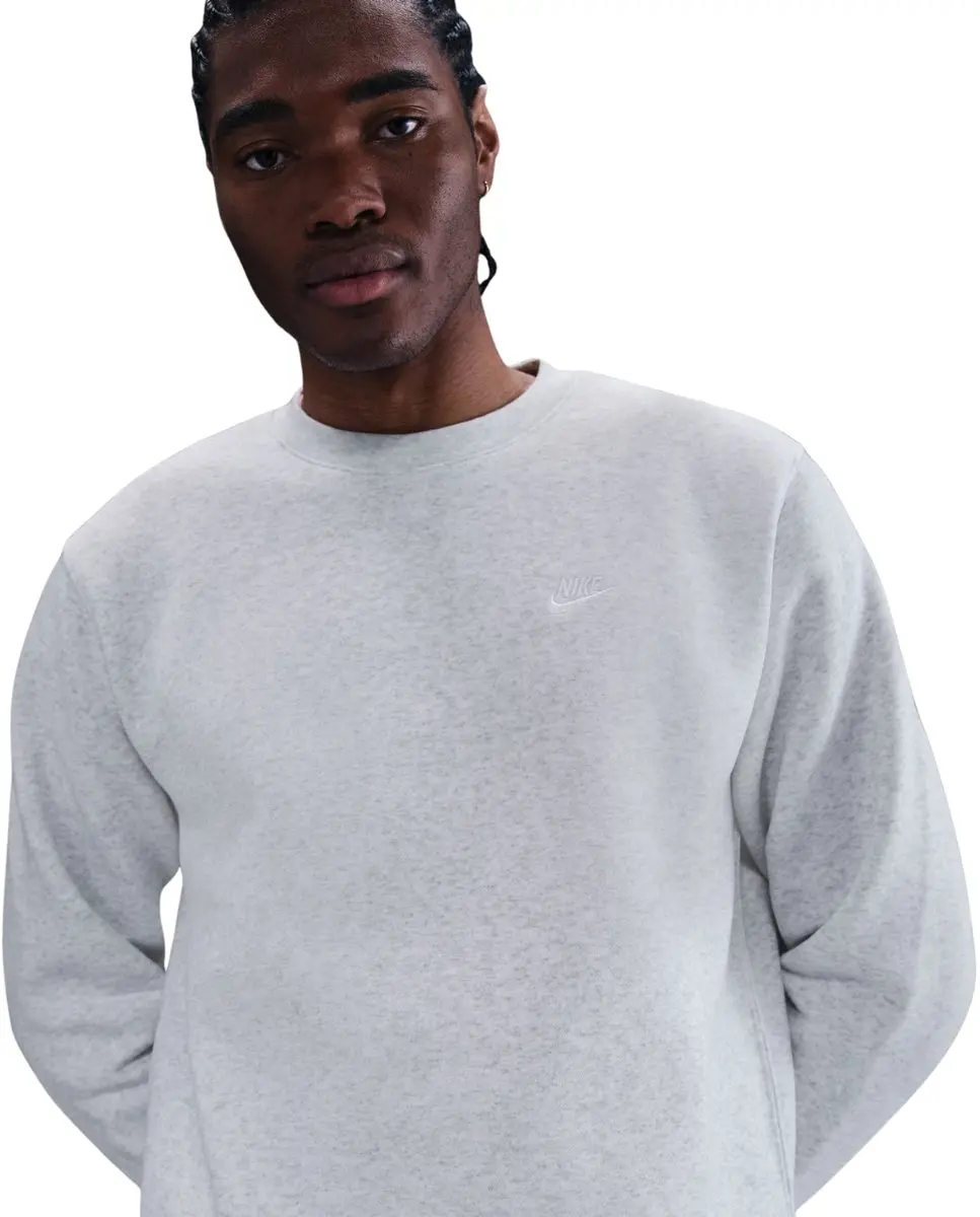 Nike Club BB Sweater Heren - Grijs - 2XL