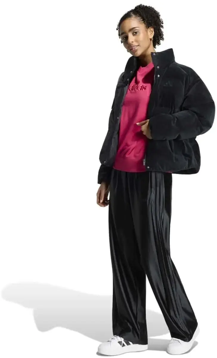 Adidas Seasonal Essentials Satin Trainingsbroek S - Zwart
