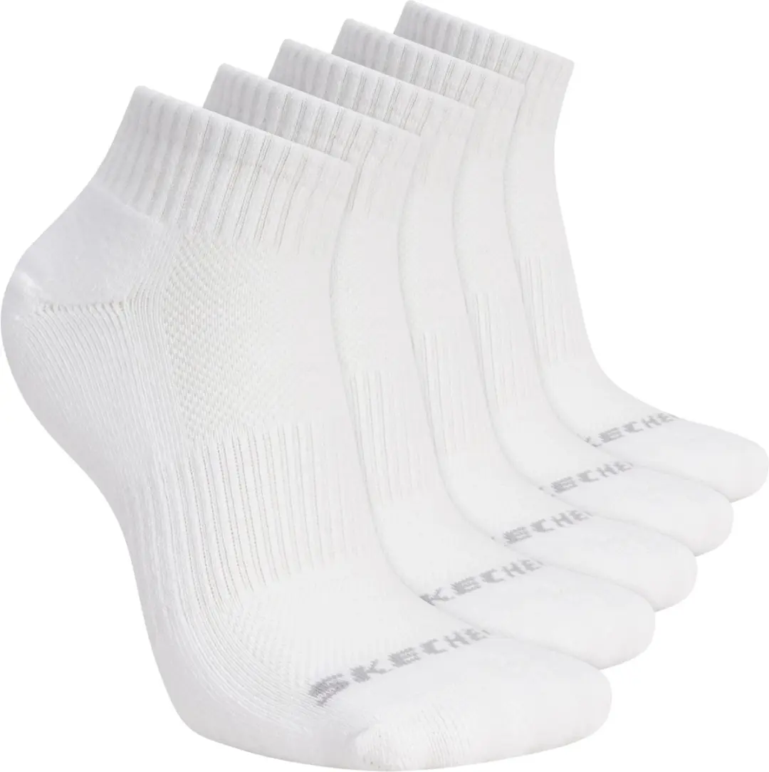 Skechers Unisex Sokken 5pk Wit