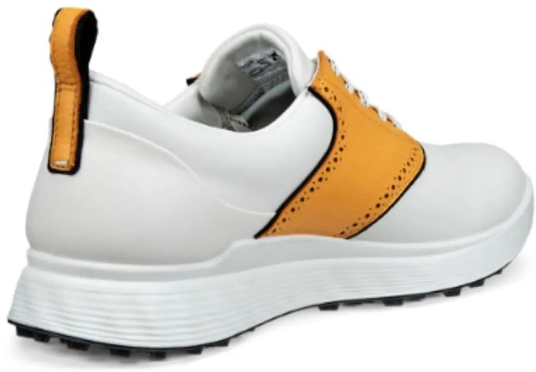 ECCO M Golf S-Casual Heren Golfschoenen - 46 - Wit/Geel/Zwart