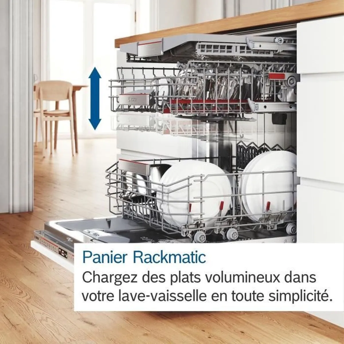 Bosch Serie 6 SMS6ZCI12E Vaatwasser 14 Couverts - Inductie - 60cm - 38dB - RVS