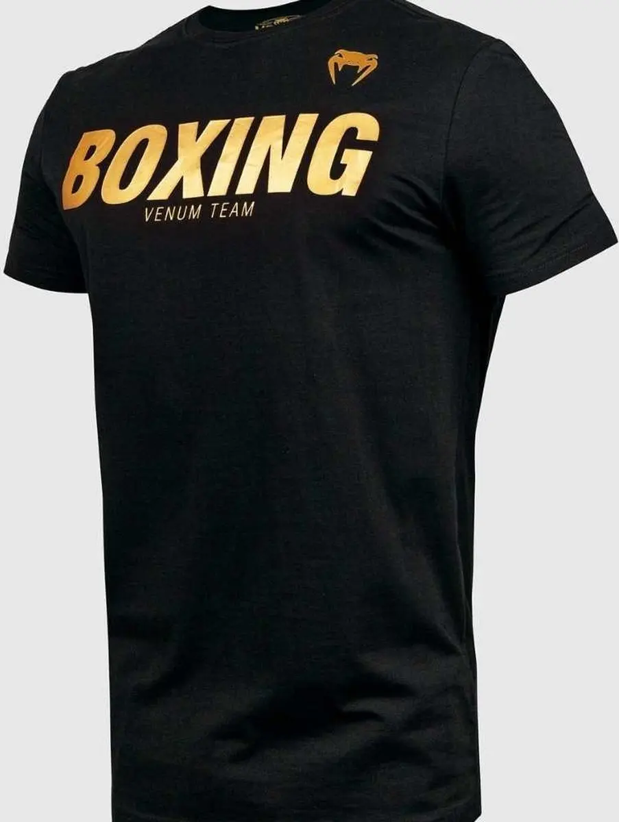 Venum Boxing VT T-Shirt - Zwart/Goud L
