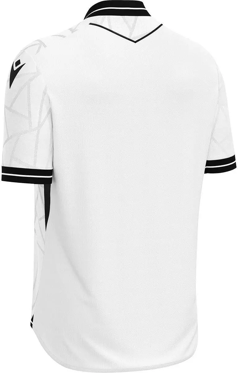 Macron Cerberus Shirt Korte Mouw Heren - L - Wit/Zwart