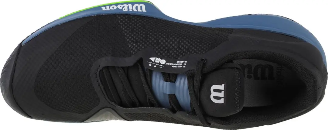 Wilson Kaos Swift Heren Sportschoenen Tennis Smashcourt - Zwart/Blauw/Groen