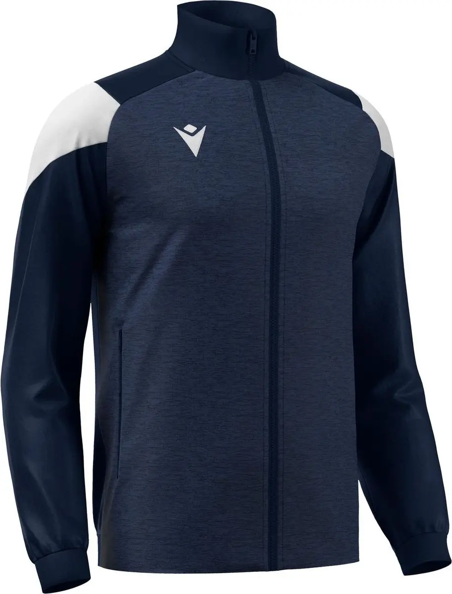 Macron Glory Prometheus Top Full Zip Heren 3XL - Marine/Wit