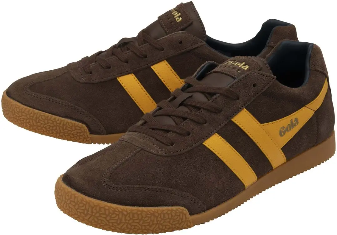 Gola Harrier Suede Nubuckleren Veterschoenen - 42