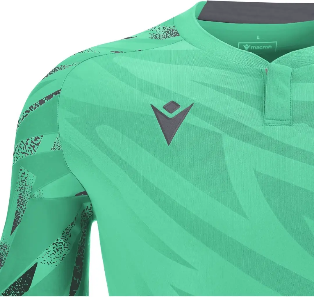Macron Themis Eco Shirt Heren - Turkoois/Antraciet M