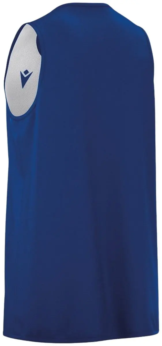 Macron X500 Reversible Basketbalshirt Heren 4XL - Blauw/Wit