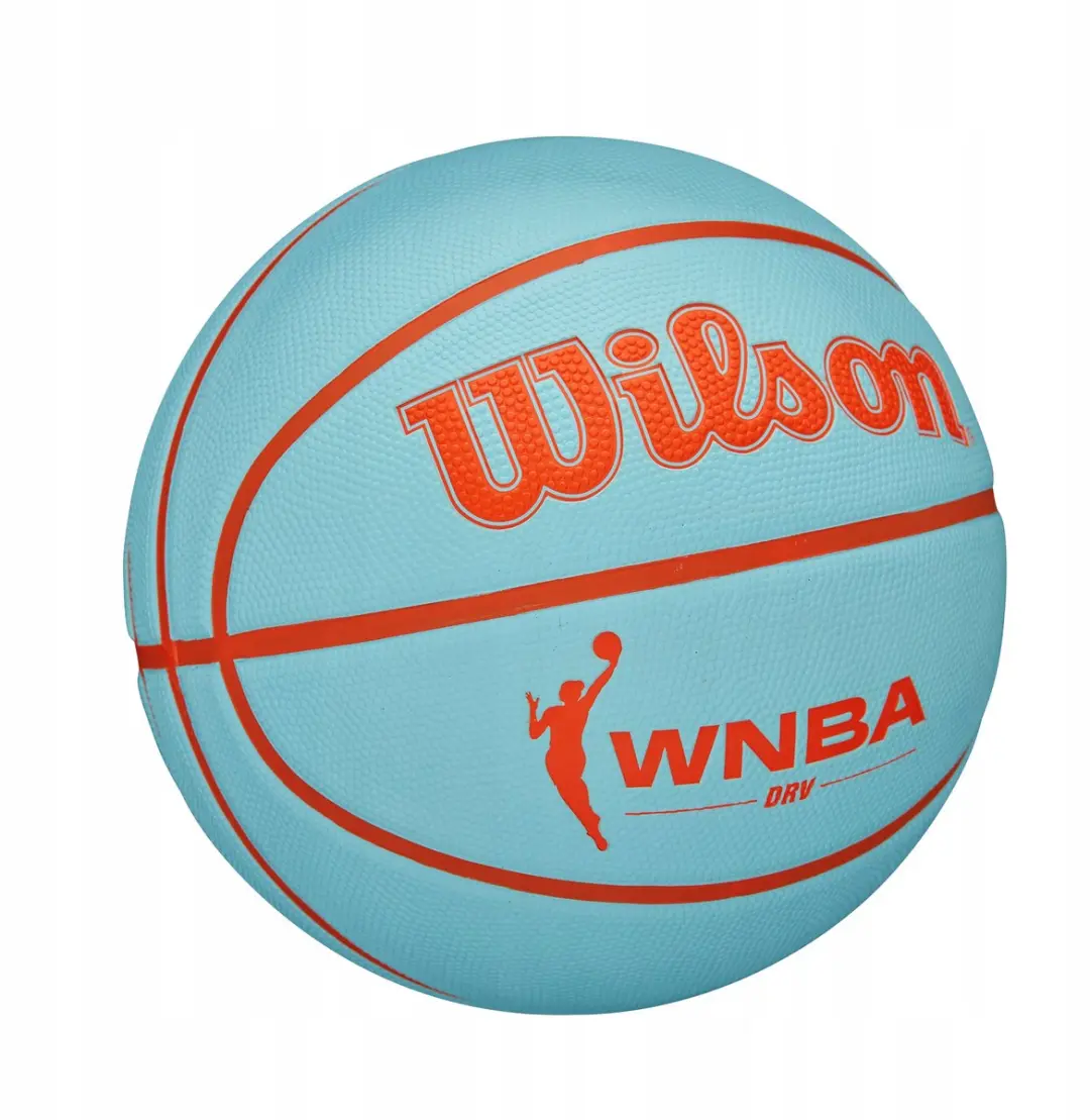 Wilson WNBA DRV Basketbal Maat 6 - Aqua/Oranje - afbeelding 6 van 6