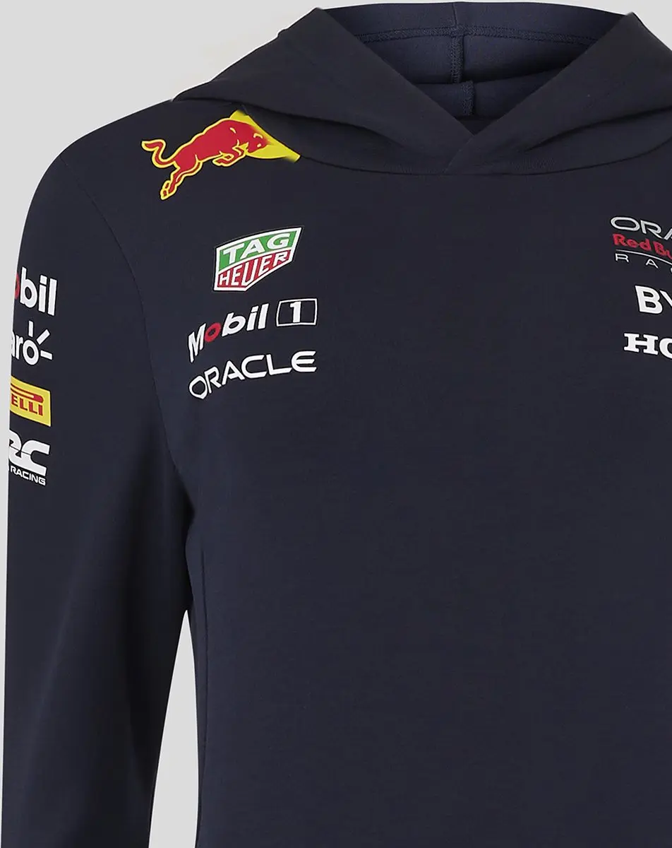 Castore Oracle Red Bull Racing Dames Hoody 2024 - Blauw