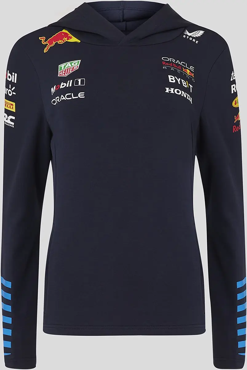 Castore Oracle Red Bull Racing Dames Hoody 2024 - Blauw