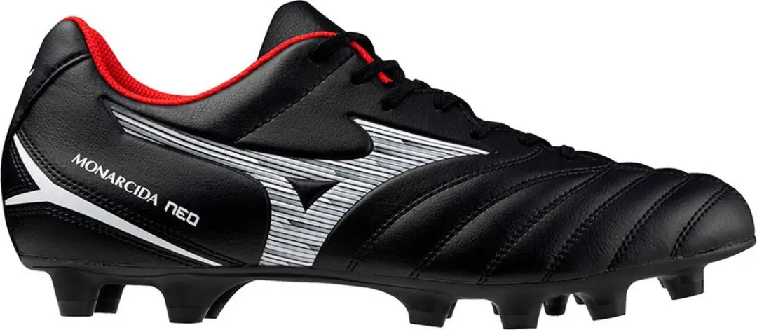 Mizuno Monarcida Neo III Select MD Voetbalschoenen FG - 44 - Zwart/Wit