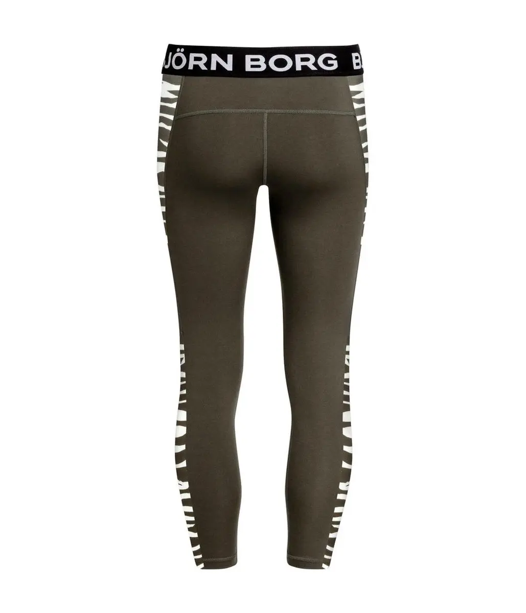 Björn Borg Cherry Dames Trainingsbroek - Groen - Maat 34