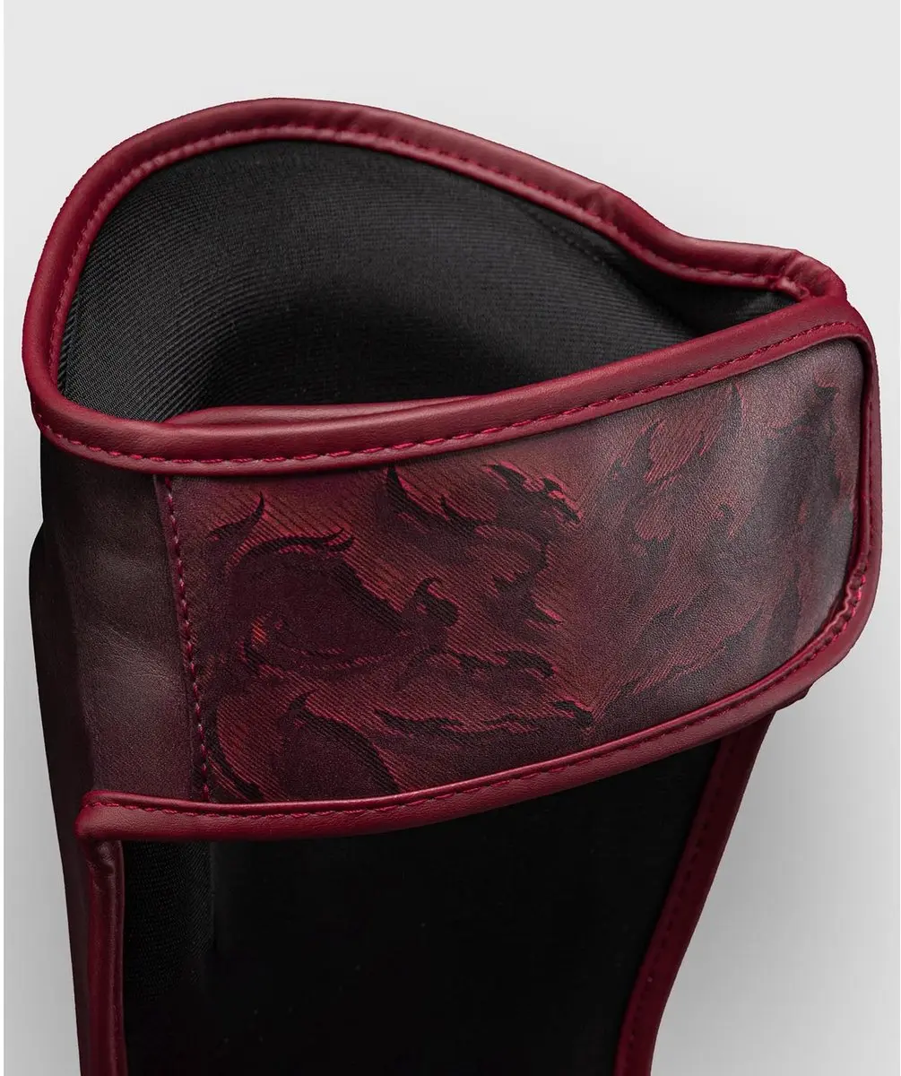 Venum Spectre Scheenbeschermers XL - Zwart/Rood