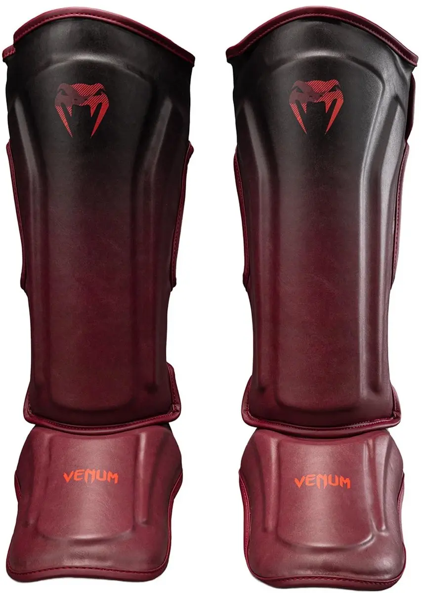Venum Spectre Scheenbeschermers XL - Zwart/Rood
