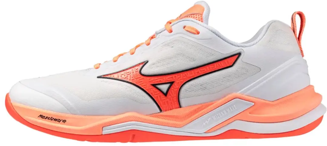 Mizuno Wave Stealth Elite Sportschoenen 48.5 - Wit/Lava Oranje