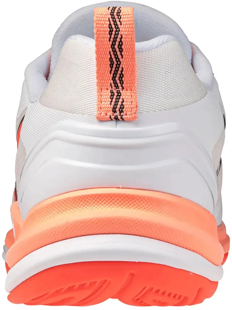 Mizuno Wave Stealth Elite Sportschoenen 48.5 - Wit/Lava Oranje