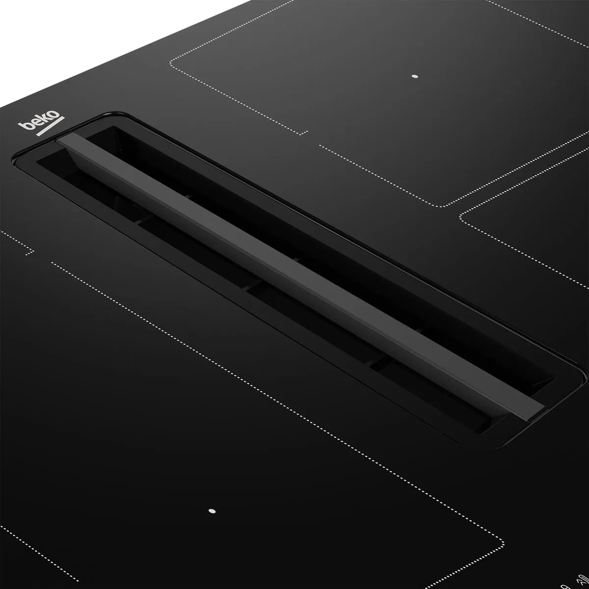 Beko HIXI 84700 UF Inductiekookplaat 4 zones - Zwart
