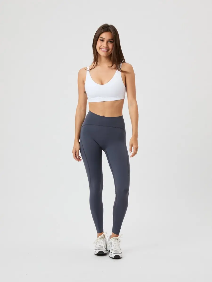 Björn Borg Sleek Tight Sportlegging Dames - Donkergrijs L
