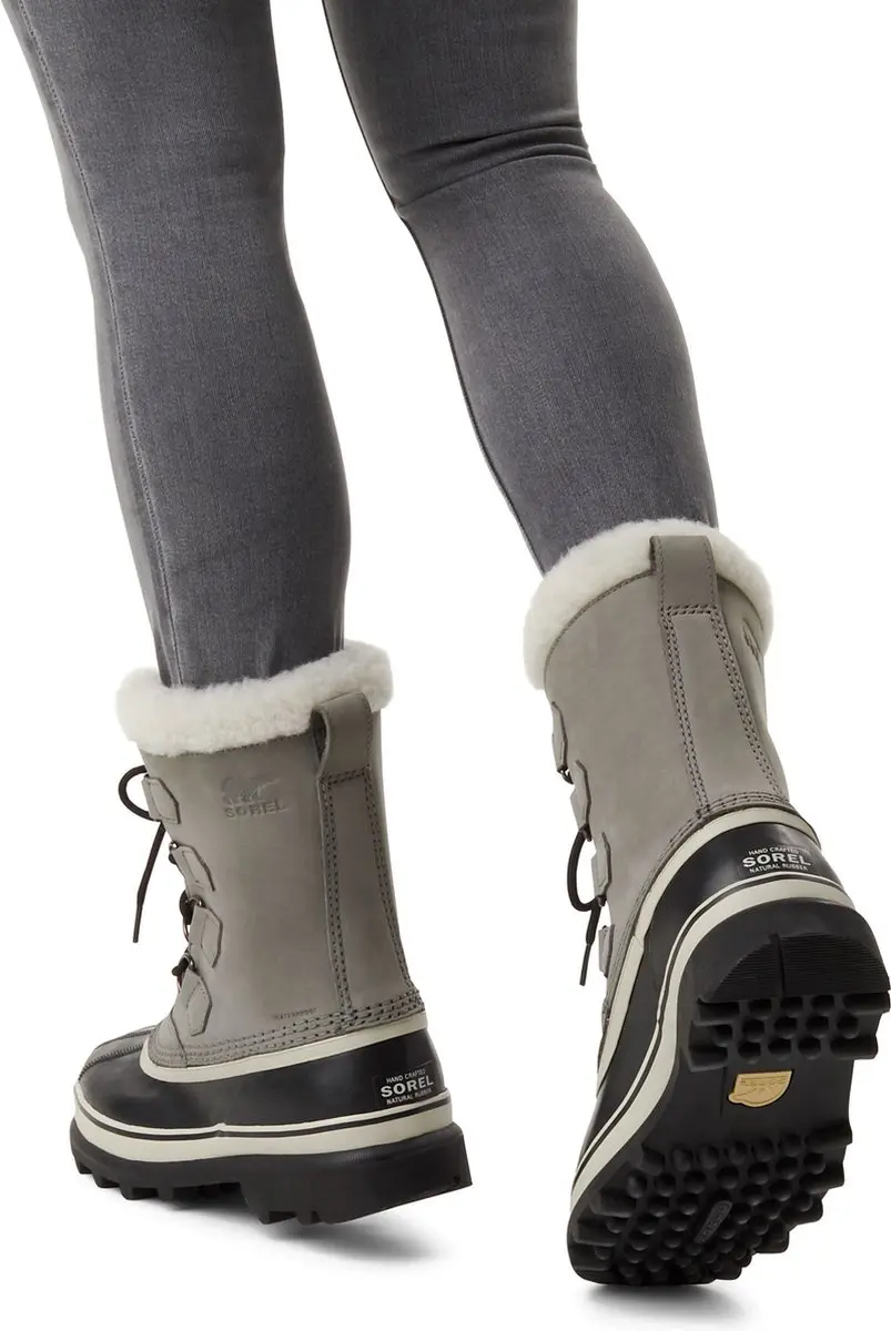 Sorel Caribou WP Vrouwen Sneeuwlaarzen Shale/Stone - Maat 42