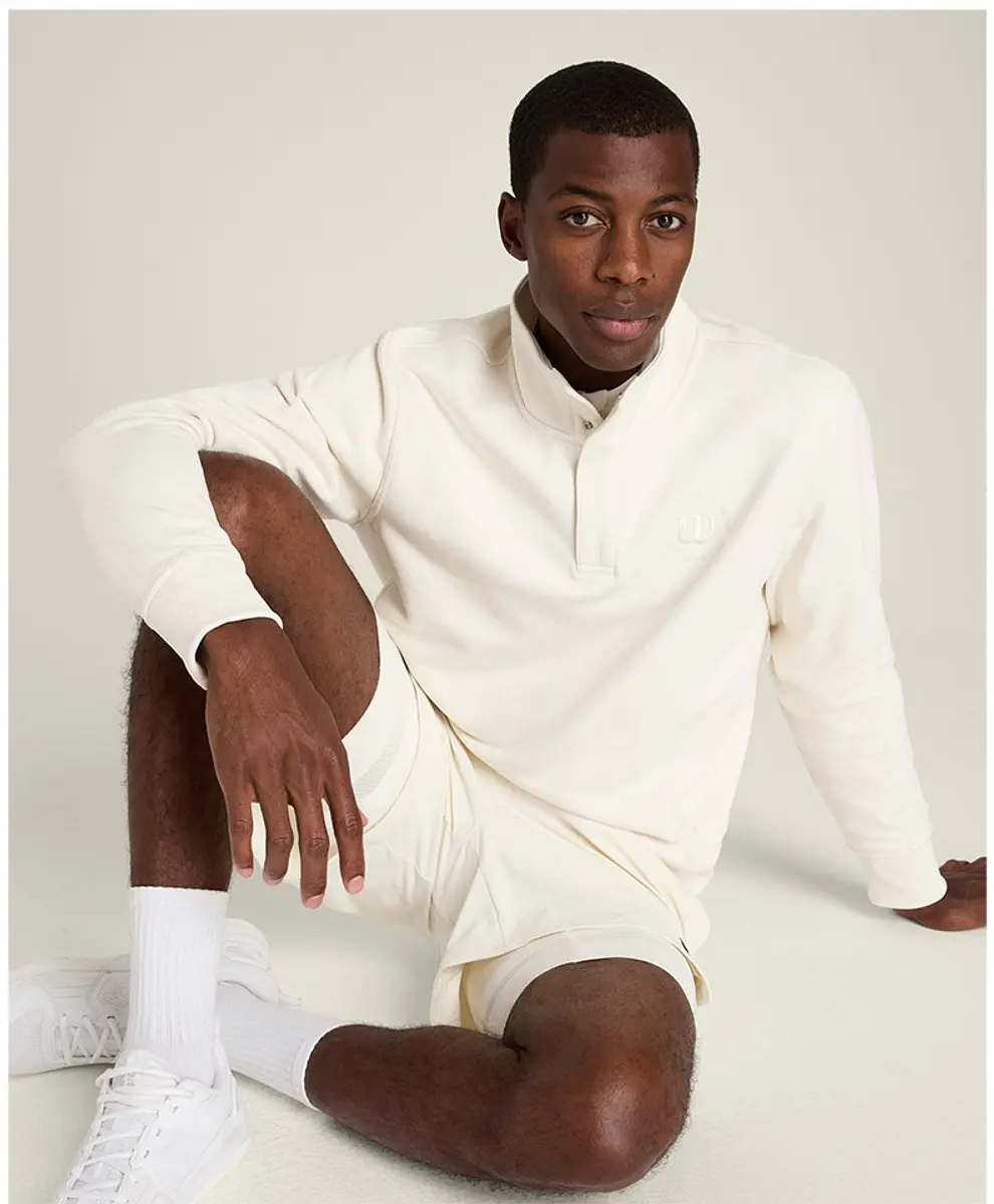Wilson Tennis Club Sweatshirt - S - Sandrift